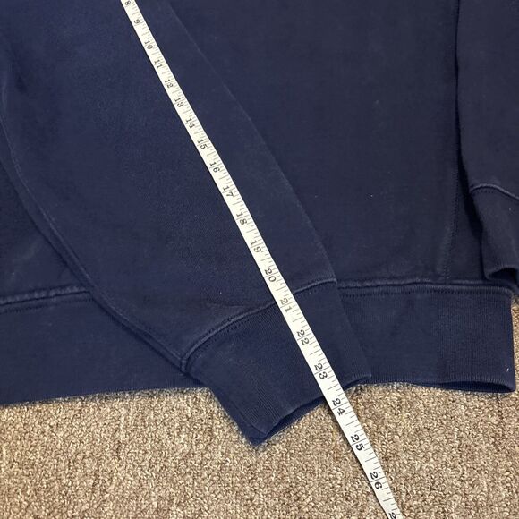 VTG Polo Ralph Lauren Heavyweight Zip Hoodie Adult XL Dark Blue Thermal Hood - Picture 5 of 11